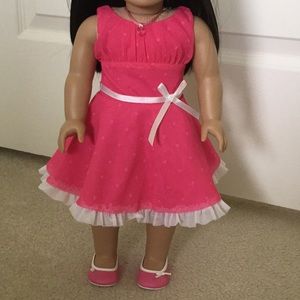 RARE American Girl Pink Dress Outfit